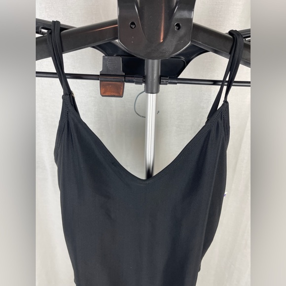 RACHEL RACHEL ROY Solid Side Lace Black One Piece Swimsuit Size Small 4-6)NWT - Picture 8 of 11
